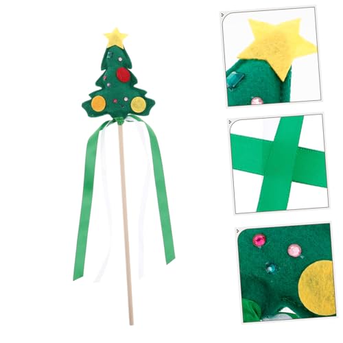 Homoyoyo Weihnachtsfeenstab mit Stabilem Holz und Handgehaltene Weihnachtsbaum Form Sicheres Festtags Zauberstab Kostüm für Party Dekoration und Verkleidung Homoyoyo Weihnachtsfeenstab mit Stabilem Holz und Handgehaltene Weihnachtsbaum Form Sicheres Festtags Zauberstab Kostüm für Party Dekoration und Verkleidung von Homoyoyo