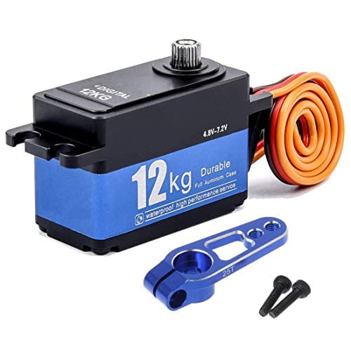 HondoKet 12KG Metal Gear Low Profile Digitalservo für 1/10 On-Road Touring Drift Car 3RACING D5 MR von HondoKet