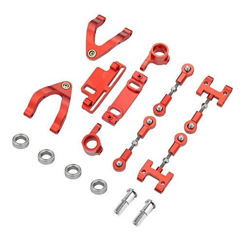 HondoKet Metall Lenkung Schale Obere Untere Schwinge Sitz Lenkung Lenkschieber Drehung Block für D12 1/10 RC Auto Upgrade Teile,1 von HondoKet