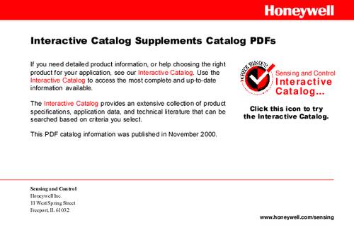 Honeywell SPS 1EN1-14N119 Endschalter 1St. von Honeywell SPS