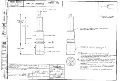 Honeywell SPS 1HE101-RB Schnappschalter 1St. von Honeywell SPS