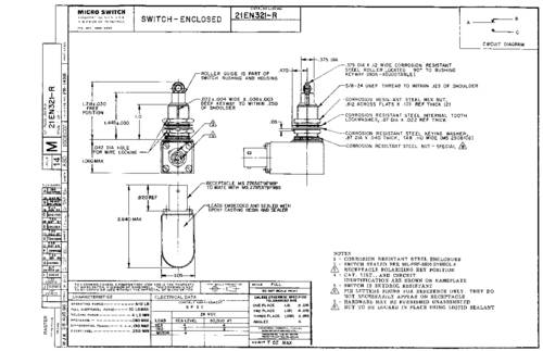 Honeywell SPS 21EN321-R Schnappschalter 1St. von Honeywell SPS