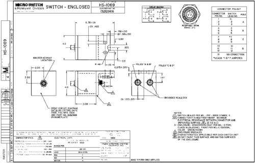 Honeywell SPS HS-1069 Schnappschalter 1St. von Honeywell SPS