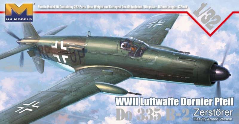 WWII Luftwaffe Dornier Pfeil Do 335 B-2 von Hong Kong Models