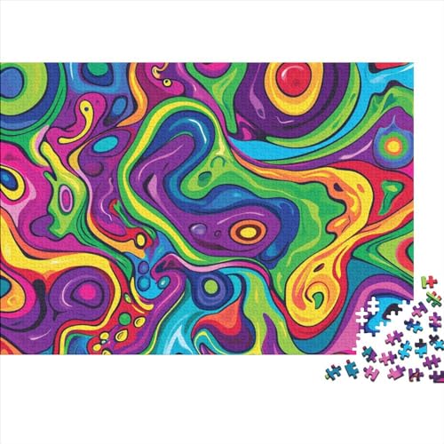 Farbe Welt 1000 Stück Home Dekoration 1000 Teile Kein Staub Puzzlespiel Holzpuzzles Buntes Puzzle Ganze Familie Spaß Puzzleteile Puzzles Für Erwachsene 1000pcs (75x50cm) von HongZhic