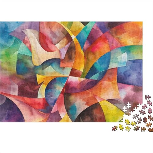 Farbe Welt 1000 Stück Home Dekoration 1000 Teile Kein Staub Puzzlespiel Holzpuzzles Buntes Puzzle Ganze Familie Spaß Puzzleteile Puzzles Für Erwachsene 1000pcs (75x50cm) von HongZhic