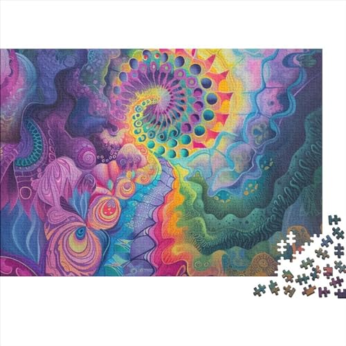 Farbe Welt 1000 Stück Spielzeug Geschenk 1000 Teile Farbenfrohes Puzzlespiel Holzpuzzles Buntes Puzzle Ganze Familie Spaß Puzzleteile Puzzles Für Erwachsene 1000pcs (75x50cm) von HongZhic