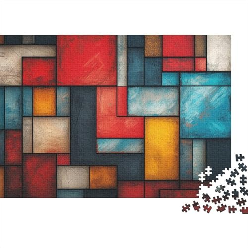 Farbstoff 1000 Stück Home Dekoration 1000 Teile Kein Staub Puzzlespiel Holzpuzzles Buntes Puzzle Ganze Familie Spaß Puzzleteile Puzzles Für Erwachsene 1000pcs (75x50cm) von HongZhic