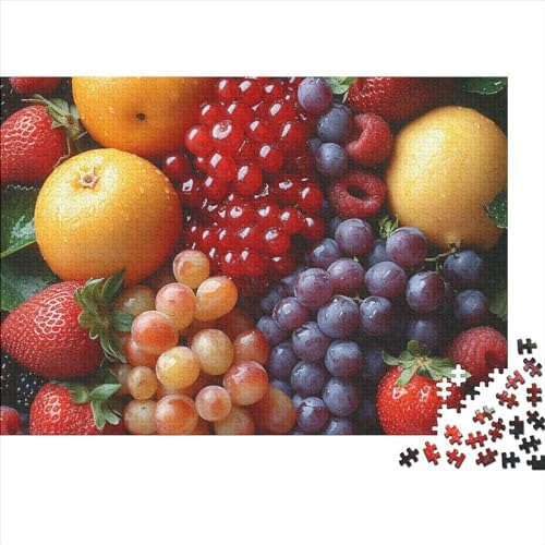 Grapes 1000 Stück Spielzeug Geschenk 1000 Teile Farbenfrohes Puzzlespiel Holzpuzzles Delicious Grapes Puzzle Abwechslungsreiche Puzzleteile Puzzles Für Erwachsene 1000pcs (75x50cm) von HongZhic