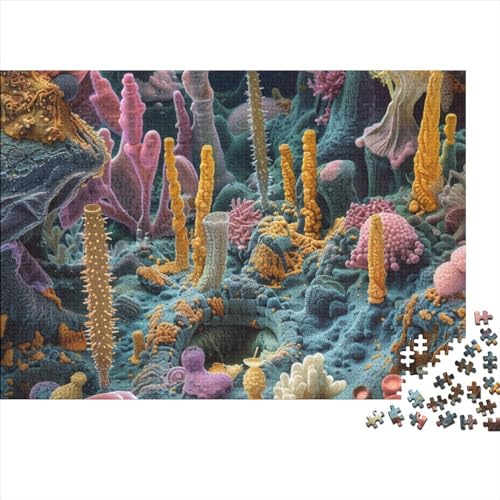 Korallen 1000 Stück Home Dekoration 1000 Teile Kein Staub Puzzlespiel Holzpuzzles Aquatischer Organismus Puzzle Ganze Familie Spaß Puzzleteile Puzzles Für Erwachsene 1000pcs (75x50cm) von HongZhic