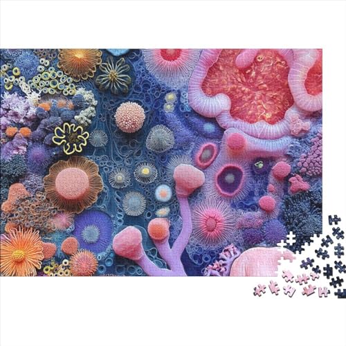 Korallen 300 Stück Home Dekoration 300 Teile Kein Staub Puzzlespiel Holzpuzzles Aquatischer Organismus Puzzle Ganze Familie Spaß Puzzleteile Puzzles Für Erwachsene 300pcs (40x28cm) von HongZhic