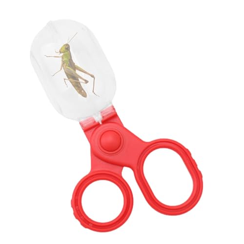 Honhoha Lupenfänger für Kinder, Schmetterlingsfänger für Kinder Lupe Outdoor Adventure Butterfly Clip | Spinnenschere Pinzette für Lebewesen Outdoor Abenteuer Bienen Clip von Honhoha