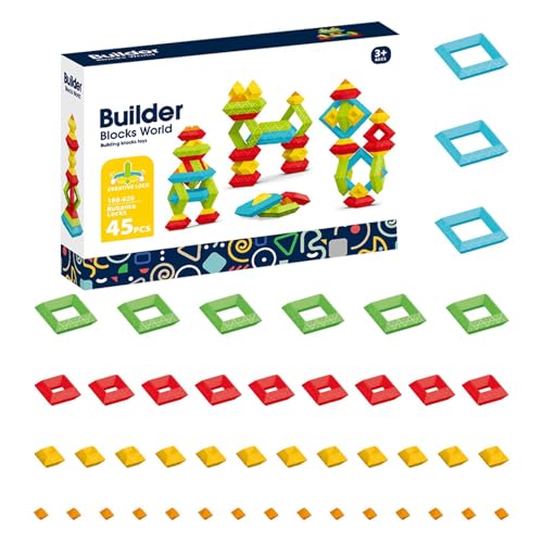 Honhoha Stapelbares Pyramidenpuzzle,Pyramidenbausteine ​​ | Pädagogische Bausteine, Pyramiden-Stapelspielzeug,Bausteine ​​für Kinder STEM-Sensorspielzeug Vorschulpädagogisches Spielzeug für von Honhoha