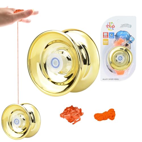 Honhoha Yoyo-Bälle für Kinder | Legierung Yoyo Toy Yo-Yo Ball Reaktionsfreudiges Yo-Yo für Kinder und Erwachsene, Geburtstagsgeschenk, Spielzeug für die Früherziehung im Kindergarten. Trainieren Sie von Honhoha