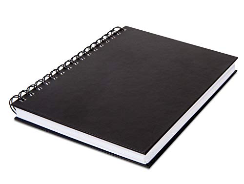 Honsell 30213 Skizzenbuch mit Spiralbindung Hardcover, DIN A3 Hochformat, 60 Blatt, 140 g/m, mattes Zeichenpapier, radierfest, säurefrei und alterungsbeständig, schwarz weiß Honsell 30213 Skizzenbuch mit Spiralbindung Hardcover, DIN A3 Hochformat, 60 Blatt, 140 g/m, mattes Zeichenpapier, radierfest, säurefrei und alterungsbeständig, schwarz weiß von Honsell