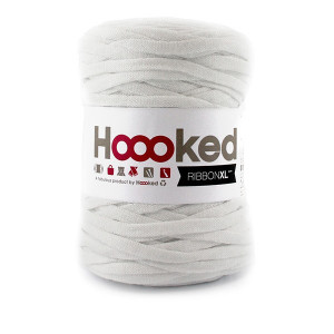 Hoooked Ribbon XL T-Shirt Garn Unicolor 50 Weiß von Hoooked