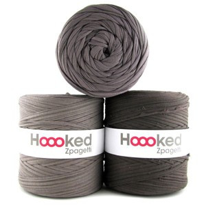 Hoooked Zpagetti T-Shirt Garn Unicolor 3 Grau-/Braunton 1 Stk von Hoooked