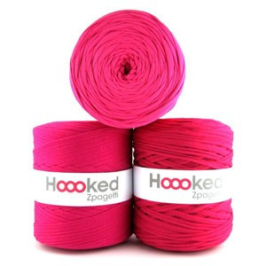 Hoooked Zpagetti T-Shirt Garn Unicolor 4 Pinkton 1 Stk von Hoooked