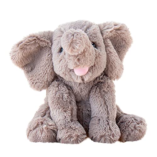 Hopearl Entzückendes Plüsch Kalb Elefant Spielzeug Diskette Elephish Ultra Soft Stofftier für Jungen Mädchen Kinder Kleinkinder, Grau, 9 '' von Hopearl