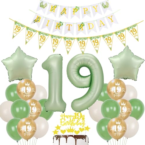 Gold Luftballon 19. Geburtstag Dekoration Oliv-grün Tortendeko 19. Geburtstag Mädchen Junge Geburtstagsdeko 19 Jahre Mädchen Gold Folienballon 19 Ballon party deko grün Gold Luftballon 19. Geburtstag Dekoration Oliv-grün Tortendeko 19. Geburtstag Mädchen Junge Geburtstagsdeko 19 Jahre Mädchen Gold Folienballon 19 Ballon party deko grün von Hopewey