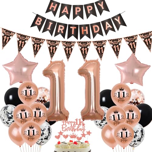 Schwarz Roségold Luftballon 11. Geburtstag Dekoration Mädchen Roségold Tortendeko 11. Geburtstag Mädchen Geburtstagsdeko 11 Jahre Folienballon 11 deko 11. Ballon Schwarz Roségold Luftballon 11. Geburtstag Dekoration Mädchen Roségold Tortendeko 11. Geburtstag Mädchen Geburtstagsdeko 11 Jahre Folienballon 11 deko 11. Ballon von Hopewey