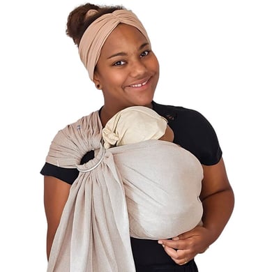 Hoppediz Babytragetuch Ring-Sling kbA Djerba von Hoppediz