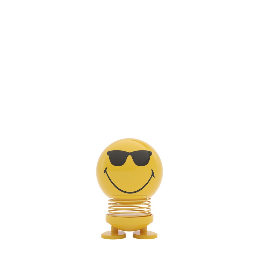 Hoptimist Wackelfigur Smiley Cool S Gelb von Hoptimist