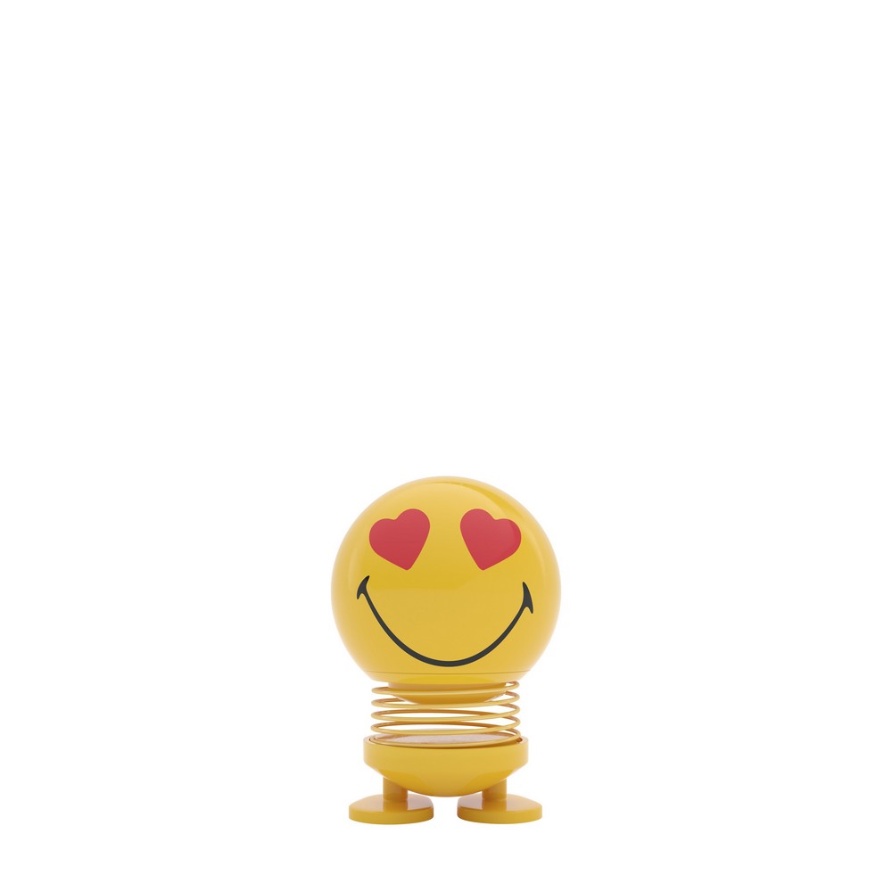 Hoptimist Wackelfigur Smiley Love S Gelb von Hoptimist