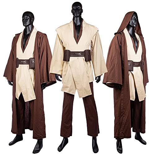 Herren-Kostüm, Robe, Erwachsenenkostüm, Tunika-Kostüm, Kapuzenuniform, komplettes Set, Halloween, Cosplay, Umhang, Erwachsene, XXL von Horizoncos