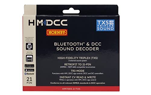 HM7000-21TXS: Bluetooth®- und DCC-Sounddecoder (21-polig), Weiß von Hornby