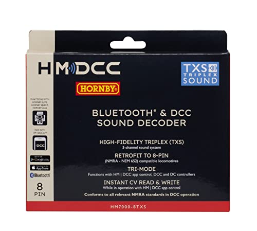 HM7000-8TXS: Bluetooth® und DCC-Sounddecoder (8-polig), Weiß von Hornby