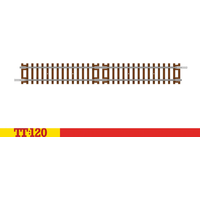 HORNBY TT8037 TT Extended Straight Track - Gerades Gleis, 92 mm von Hornby