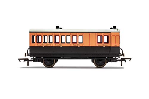 Hornby R40063 LSWR, 4 Wheel, Brake 3rd Class, 179-Era 2 Coach, Brown von Hornby