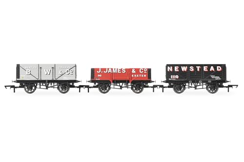 Hornby R60103 Triple, B.W, J. James & Co. & Newstead Colliery-Era 3 Railway-Rolling Stock Wagon Packs, mehrere von Hornby