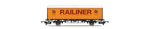 Hornby R60216 Railliner, PVA Van-Era 8 Railway-Rolling Stock Wagon Packs, Gelb von Hornby