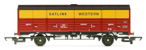 Hornby R60229 Railroad Satlink Western, 45t ZRA Closed Van, KDC201003 – Fahrzeuge der 8. Ära – Waggons für Modelleisenbahnsets von Hornby