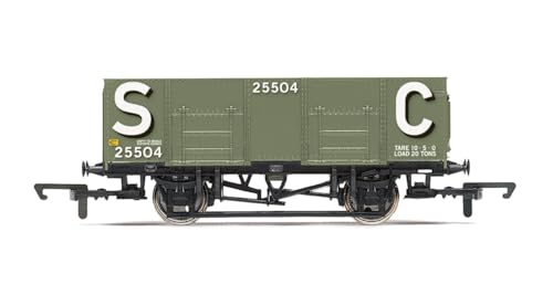 Hornby R60256 Stephenson & Clarke, 21T Steel Mineral Wagon, 25504 – Güterwagen der 3. Ära von Hornby