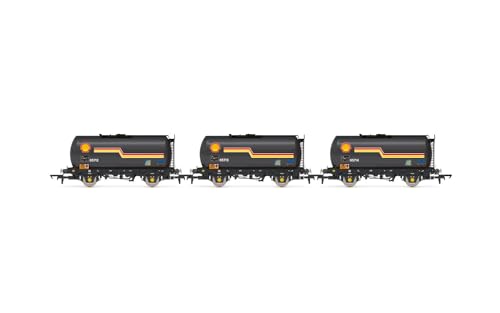 Hornby R60259 Shell TTA Tank Wagon Dreierpack – Era 8 OO Gauge von Hornby