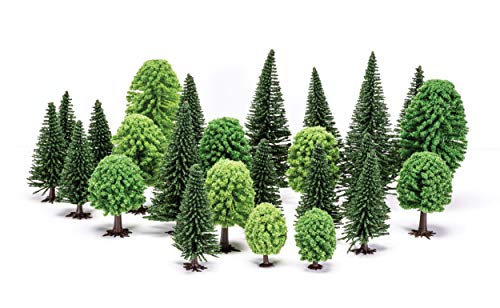 Hornby R7201 Hobby' Mixed (Deciduous and Fir) Trees Weihnachten Scenic Materials, Multi von Hornby