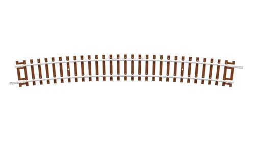 Hornby TT8007 TT Spurweite Kurve – 6. Radius 15° – Zusätzliche Gleisteile für Modelleisenbahn-Sets, Spielzeugeisenbahn-Gleisteile, beinhaltet: 1x 640 mm 6. Radius Kurve Hobbys für Männer Maßstab 1:120 von Hornby