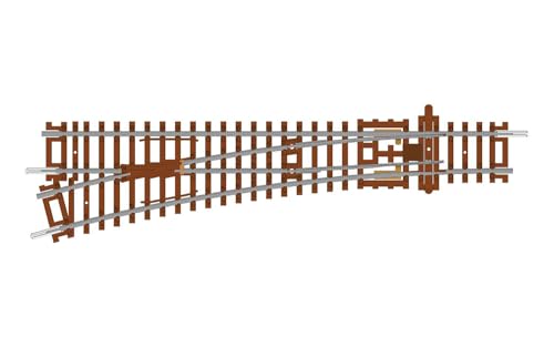 Hornby TT8008 Spur TT, Linke Weiche, 166 mm, 15° – zusätzliche Gleisteile für Modelleisenbahn-Sets, Gleisteile für Spielzeugeisenbahnen, beinhaltet: 1x 631 mm Hobbys für Männer, Maßstab 1:120 von Hornby