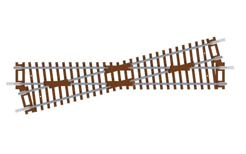 Hornby TT8018 TT-Spur Diamond Crossing Right Hand – Zusätzliche Gleisteile für Modelleisenbahn-Sets, Gleisteile für Spielzeugeisenbahnen, Enthält: 1x 166 mm Diamond Crossing Right – Maßstab 1:120 von Hornby