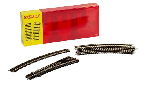 Hornby TT8032 TT Gauge Track Pack 3 – Zusätzliche Gleisteile für Modelleisenbahn-Sets, Spielzeugeisenbahn-Gleisteile, beinhaltet: 6 x TT8004, 1 x TT8006, 2 x TT8009 – Hobbys für Männer – Maßstab 1:120 von Hornby