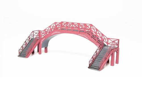 Hornby TT9001 Fußgängerbrücke, Modelleisenbahn TT Spurweite, Modelleisenbahnzubehör zum Hinzufügen von Landschaften, Dioramen, Wäldern, Gebäuden und mehr, Modellbausätze Modellzubehör im Maßstab 1:120 von Hornby