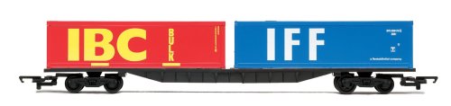 RailRoad BR, FFA Containerwagen, mit 2 x 30-Fuß-Containern, Epoche 7 von Hornby