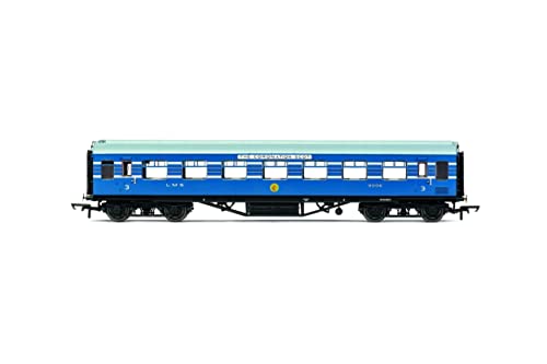Wagen LMS, Stanier D1981 Coronation Scot 57' RTO, 9006, Epoche 3, Blau von Hornby