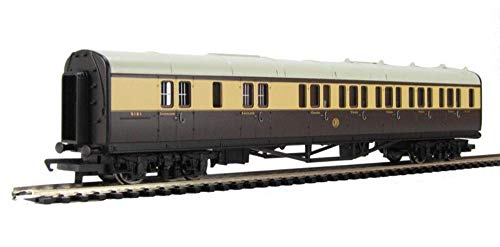 Wagen RailRoad GWR, Brems-Personenwagen dritte Klasse, Epoche 3, Cremefarben von Hornby