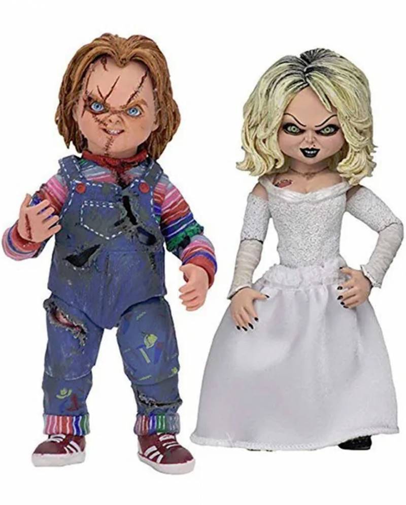 Bride of Chucky Ultimate Chucky & Tiffany 10cm