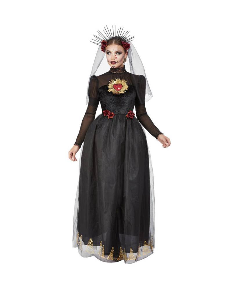 Day of the Dead Sacred Heart Bride Damen Kostüm M