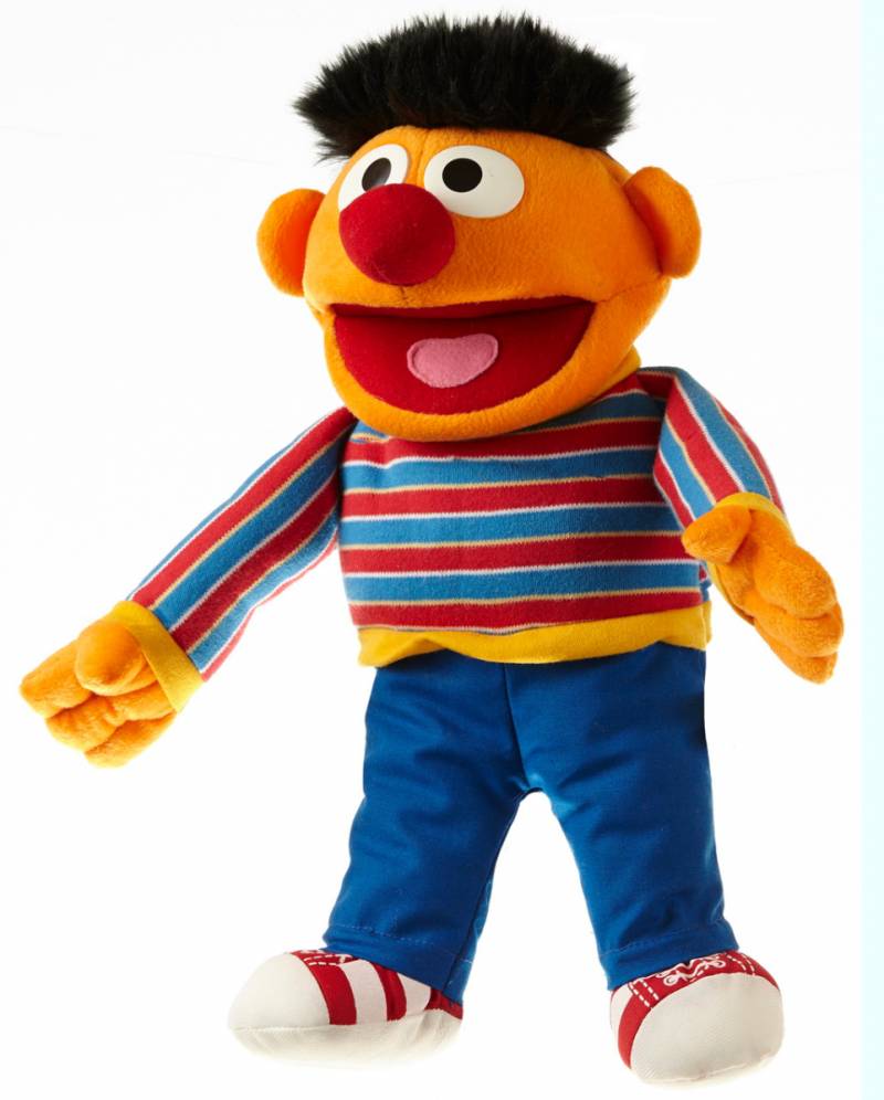 Ernie Sesamstraße Handpuppe